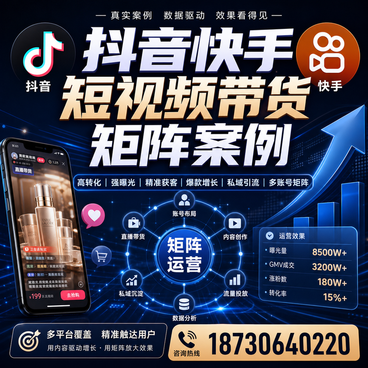 百色短视频带货团队多平台矩阵自动分发案例